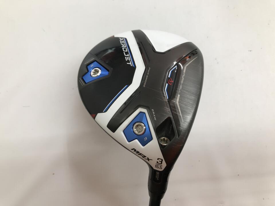 【中古】コブラ AEROJET MAX フェアウェイウッド 3W 15.5° Sフレックス 42.5インチ ヘッドカバーあり ツアーAD for Cobra(AEROJET) Dランク 右利き用 COBRA ゴルフクラブ エアロジェットマックス ゴルフド|ゴルフ ドゥ 中古クラブ店