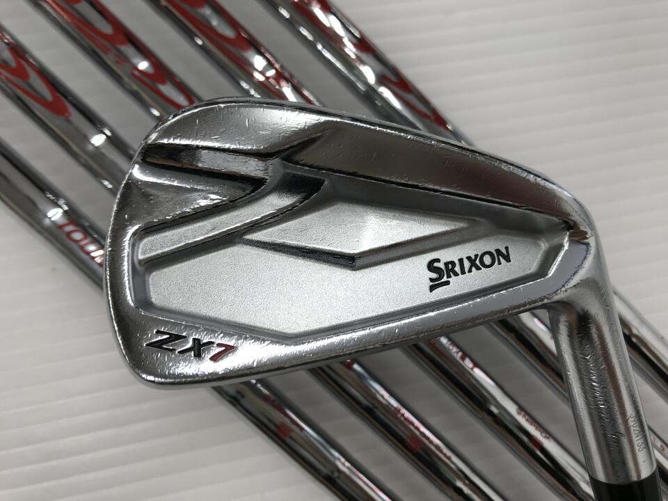 【中古】ダンロップ SRIXON ZX7 アイアンセット 25&deg; Sフレックス 38.0インチ NSﾌﾟﾛ　MODUS 3　TOUR　105 リシャフト品 Dランク 右利き用 DUNLOP ゴルフクラブ スリクソンZX7 ゴルフドゥ ゴルフ用品 GOL｜ゴルフ ドゥ 中古クラブ店
