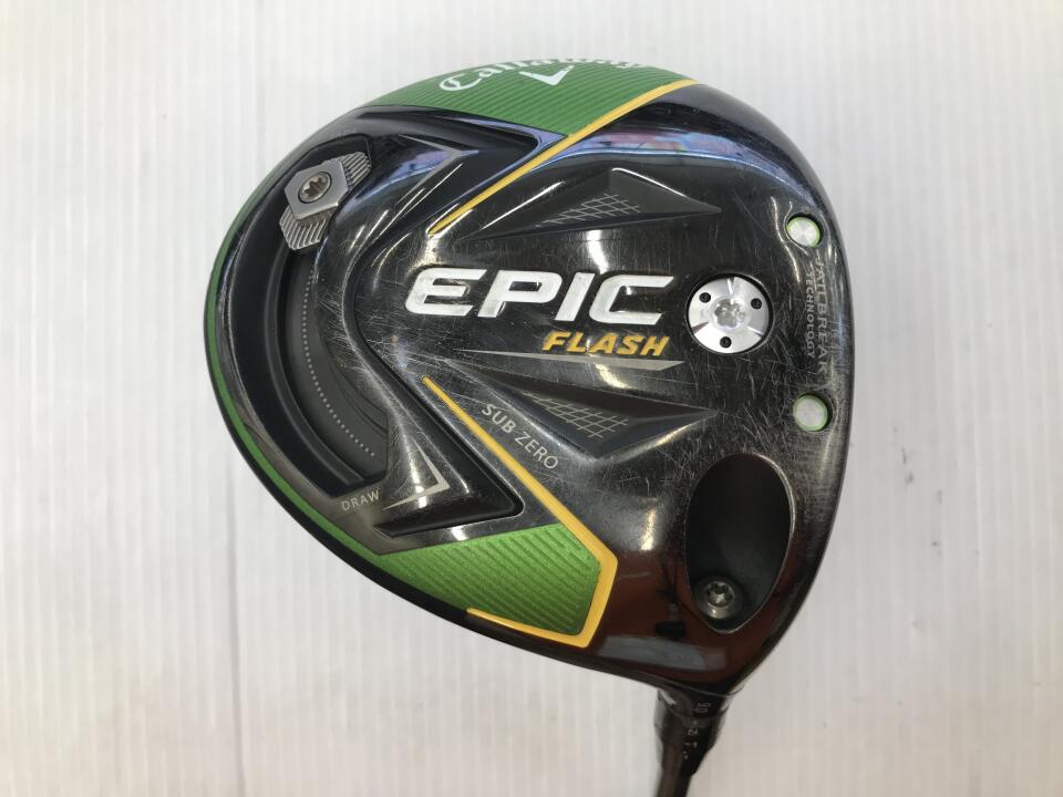 【中古】キャロウェイ EPIC FLASH SUB ZERO ドライバー 9&deg; Sフレックス 45.25インチ ヘッドカバーあり ツアーAD XC-6 Cランク 右利き用 Callaway ゴルフクラブ エピックフラッシュサブゼロ ゴルフドゥ｜ゴルフ ドゥ 中古クラブ店