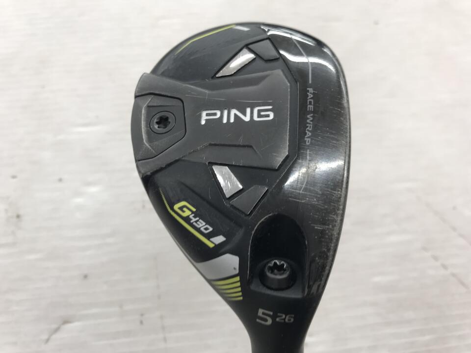 【中古】ピン G430 ユーティリティ 26&deg; Sフレックス 39.0インチ ヘッドカバーあり MCH 70 リシャフト品 Cランク 右利き用 PING ゴルフクラブ ゴルフドゥ ゴルフ用品 GOLF DO 中古ゴルフクラブ｜ゴルフ ドゥ 中古クラブ店