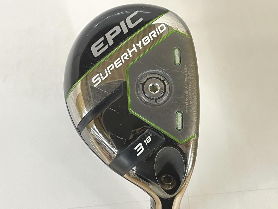 【中古】キャロウェイ EPIC SUPER HYBRID ユーティリティ 18° Sフレックス 40.626インチ Diamana 55 for Callaway Cランク 右利き用 Callaway ゴルフクラブ エピックスーパーハイブリッド ゴルフドゥ ゴルフ|ゴルフ ドゥ 中古クラブ店