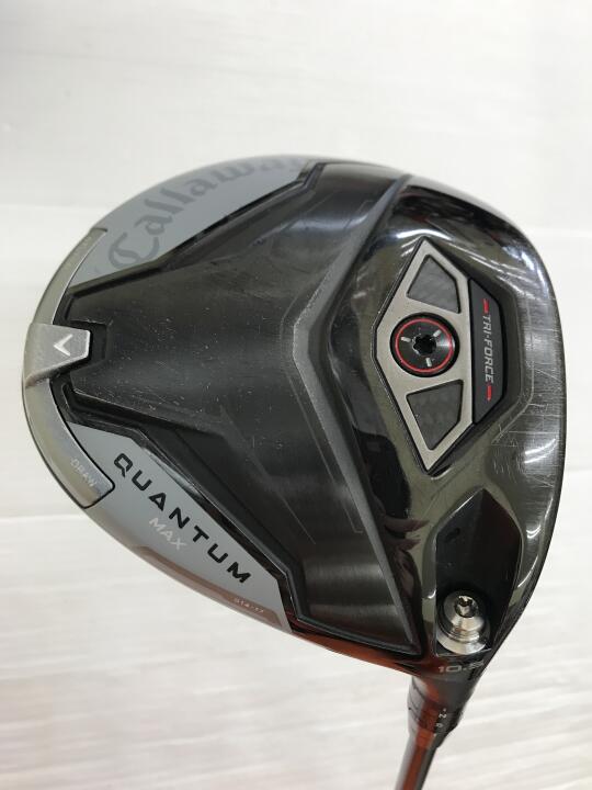 【中古】キャロウェイ QUANTUM MAX ドライバー 10.5&deg; Sフレックス 45.25インチ ヘッドカバーあり ATHLEMAX 50 for Callaway Cランク 右利き用 Callaway ゴルフクラブ クオンタムマックス ゴルフドゥ ゴルフ｜ゴルフ ドゥ 中古クラブ店