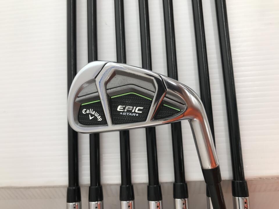 【中古】キャロウェイ EPIC STAR アイアンセット 23&deg; Rフレックス 38.0インチ Speeder EVOLUTION for EPIC Cランク 右利き用 Callaway ゴルフクラブ エピックスター ゴルフドゥ ゴルフ用品 GOLF DO 中古ゴルフ｜ゴルフ ドゥ 中古クラブ店