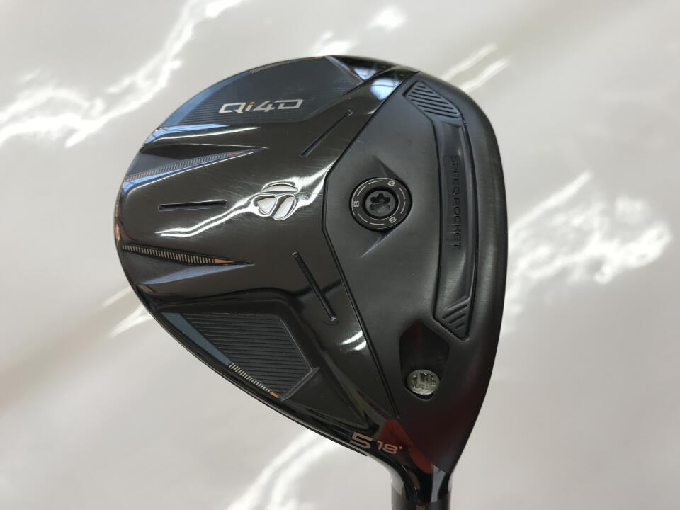 【中古】テーラーメイド Qi4D フェアウェイウッド 5W 18&deg; Sフレックス 42.25インチ ヘッドカバーあり REAX 55 (Qi4D) Cランク 右利き用 Taylormade ゴルフクラブ キューアイフォーディー ゴルフドゥ ゴ｜ゴルフ ドゥ 中古クラブ店