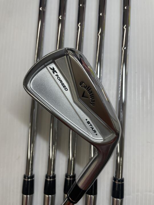 【中古】キャロウェイ X FORGED STAR 2024 アイアンセット 23&deg; Sフレックス 38.0インチ NSプロ MODUS 3 TOUR 105 Cランク 右利き用 Callaway ゴルフクラブ エックスフォージドスター2024 ゴルフドゥ ゴルフ用｜ゴルフ ドゥ 中古クラブ店