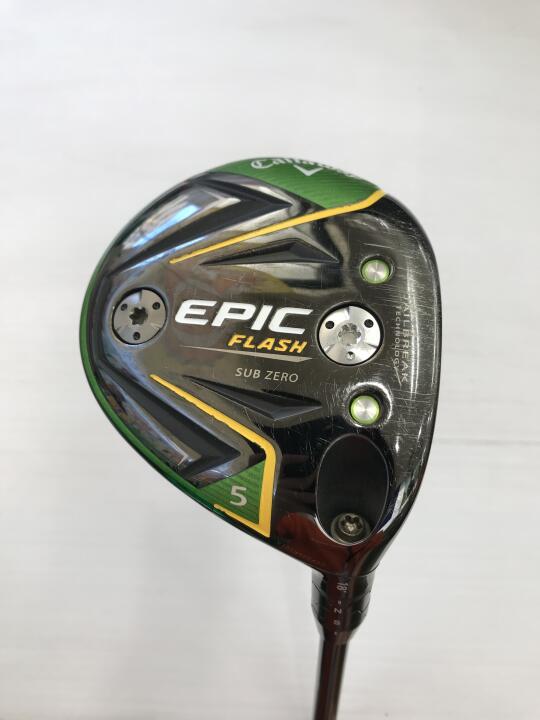 【中古】キャロウェイ EPIC FLASH SUB ZERO フェアウェイウッド 5W 18&deg; Sフレックス 42.5インチ TENSEI AV 75 リシャフト品 Cランク 右利き用 Callaway ゴルフクラブ エピックフラッシュサブゼロ ゴルフド｜ゴルフ ドゥ 中古クラブ店