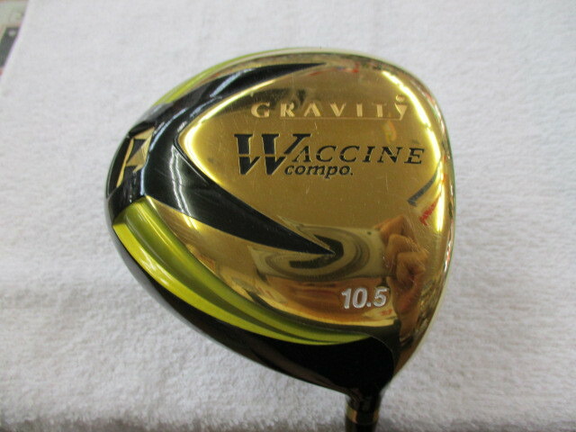 【中古】GRAVITY WACCINE compo ドライバー 10.5&deg; 45.5インチ ヘッドカバーあり ＦＵＪＩＫＵＲＡ　 ＰＲＯＴＯＴＹＰＥ リシャフト品 Cランク 右利き用 ゴルフクラブ ゴルフドゥ ゴルフ用品 GOLF DO｜ゴルフ ドゥ 中古クラブ店