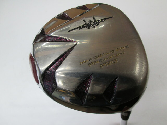 【中古】グランプリ マックス グランプリ プレミアム プロ ドライバー 46.25インチ ヘッドカバーあり Patriot リシャフト品 Cランク 右利き用 ゴルフクラブ ゴルフドゥ ゴルフ用品 GOLF DO 中古
