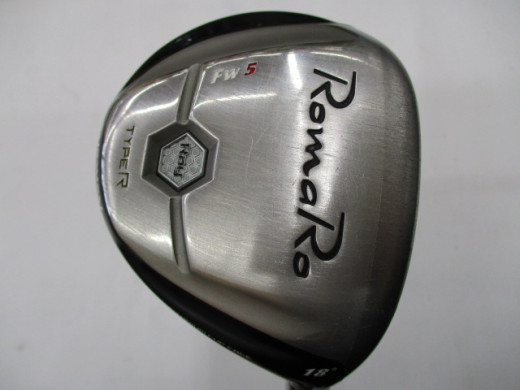 【中古】ロマロ Ray FW TYPE R フェアウェイウッド 5W 18&deg; Sフレックス 42.5インチ ヘッドカバーあり ROMBAX　FW65 リシャフト品 Dランク 右利き用 RomaRo ゴルフクラブ ゴルフドゥ ゴルフ用品 GOLF DO 中｜ゴルフ ドゥ 中古クラブ店