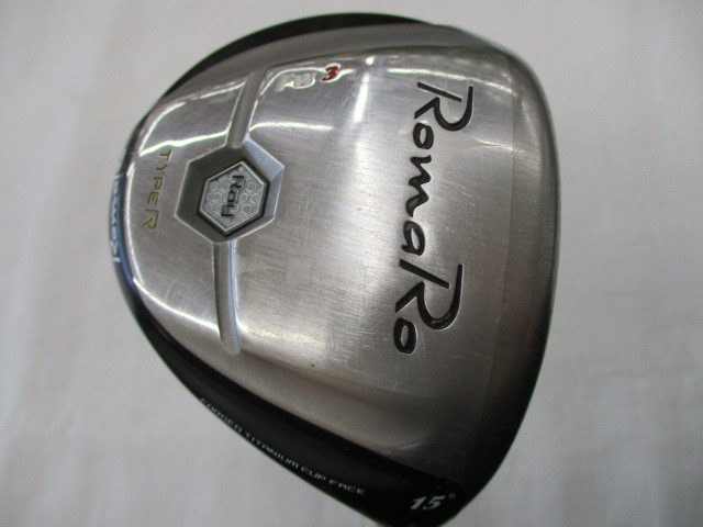 【中古】ロマロ Ray FW TYPE R フェアウェイウッド 3W 15&deg; SRフレックス 43.0インチ ヘッドカバーあり FUBUKI　J50 リシャフト品 Dランク 右利き用 RomaRo ゴルフクラブ ゴルフドゥ ゴルフ用品 GOLF DO 中｜ゴルフ ドゥ 中古クラブ店