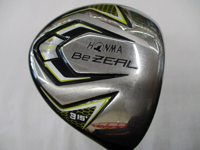 【中古】ホンマゴルフ Be ZEAL 525 フェアウェイウッド 3W 15° Sフレックス 43.0インチ ヘッドカバーあり VIZARD for Be ZEAL Cランク 右利き用 ゴルフクラブ ゴルフドゥ ゴルフ用品 GOLF DO 中古ゴルフク