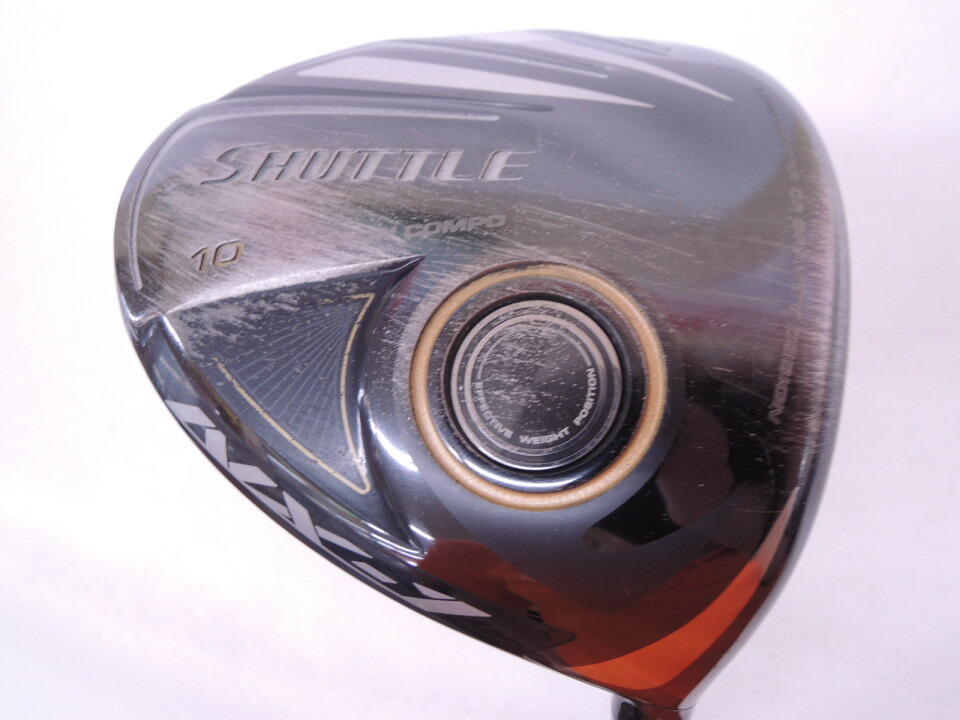 【中古】マジェスティゴルフ SHUTTLE NX-1 ドライバー 10° Rフレックス 45.5インチ ヘッドカバーあり IMPACTFIT MV 504 Dランク 右利き用 MAJESTY ゴルフクラブ ゴルフドゥ ゴルフ用品 GOLF DO 中古ゴルフ