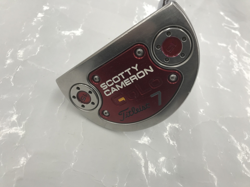 【中古】タイトリスト SC GoLo 7 2014 パター 34.0インチ オリジナルスチール Cランク 右利き用 Titleist ゴルフクラブ スコッティキャメロン ゴーロー ゴルフドゥ ゴルフ用品 GOLF DO 中古ゴルフクラ