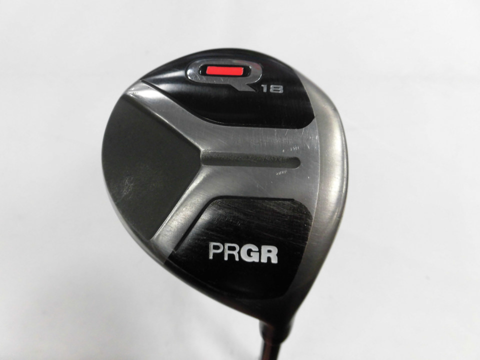 【中古】プロギア Q フェアウェイウッド FW 18° LIGHTフレックス 40.5インチ ヘッドカバーあり Q オリジナルカーボン Dランク 右利き用 PRGR ゴルフクラブ ゴルフドゥ ゴルフ用品 GOLF DO 中古ゴル