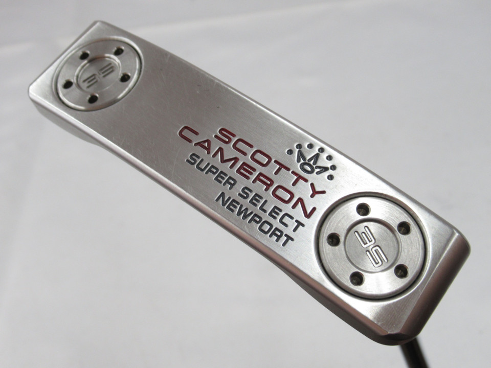 【中古】タイトリスト SC SUPER SELECT NEWPORT パター 34.0インチ オリジナルスチール Cランク 右利き用 Titleist ゴルフクラブ スコッティキャメロン スーパーセレクト ニューポート ゴルフドゥ ゴ