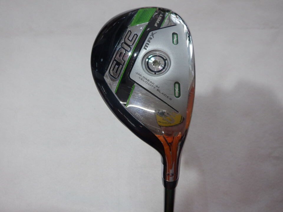 【中古】キャロウェイ EPIC MAX FAST ユーティリティ 23° Rフレックス 39.5インチ ヘッドカバーあり Speeder EVOLUTION for Callaway Cランク 右利き用 Callaway ゴルフクラブ エピックマックスファスト ゴル