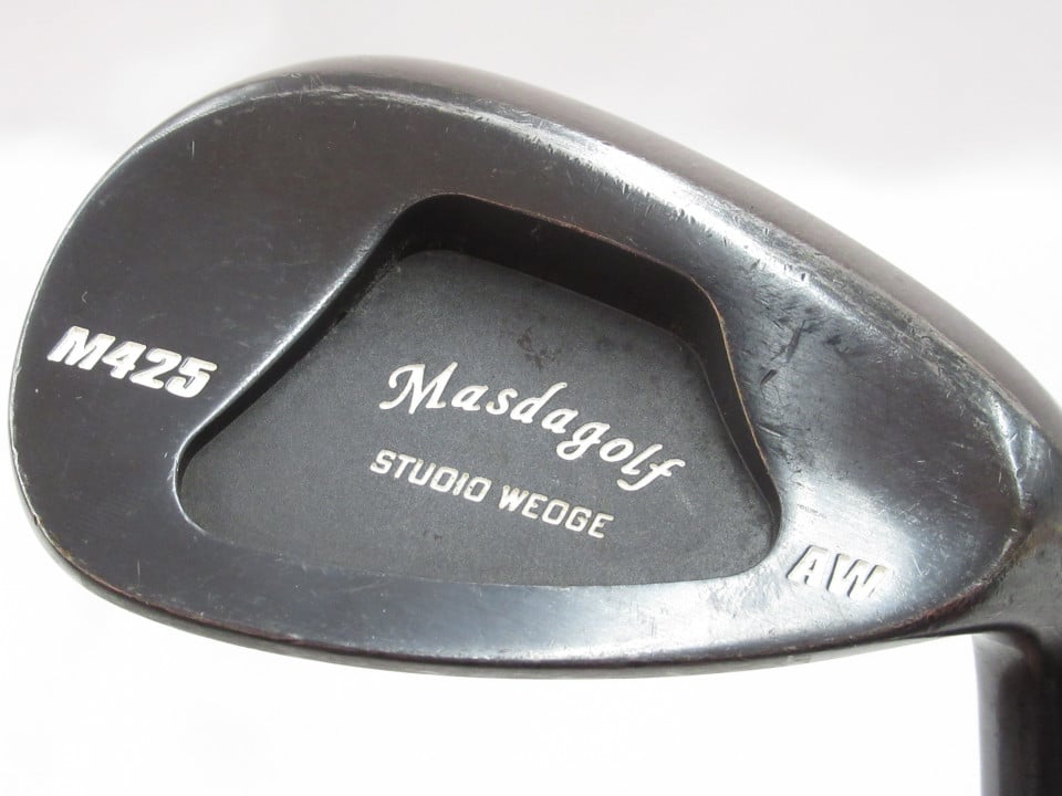 【中古】マスダ STUDIO WEDGE M425 ブラックオキサイド ウェッジ 52° Sフレックス 35.25インチ TRAVIL IRON 115 リシャフト品 Cランク 右利き用 Masda ゴルフクラブ ゴルフドゥ ゴルフ用品 GOLF DO 中古ゴル