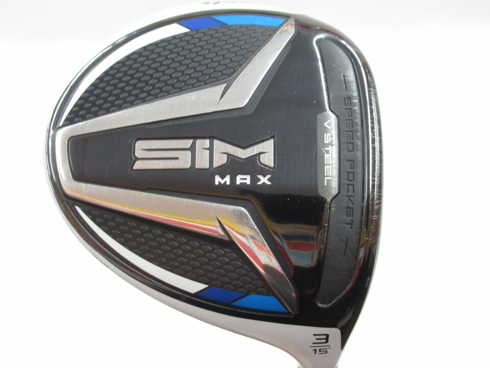 【中古】テーラーメイド SIM MAX フェアウェイウッド 3W 15° Sフレックス 43.25インチ ヘッドカバーあり ATTAS PUNCH 7 リシャフト品 Cランク 右利き用 Taylormade ゴルフクラブ シムマックス ゴルフド|ゴルフ ドゥ 中古クラブ店