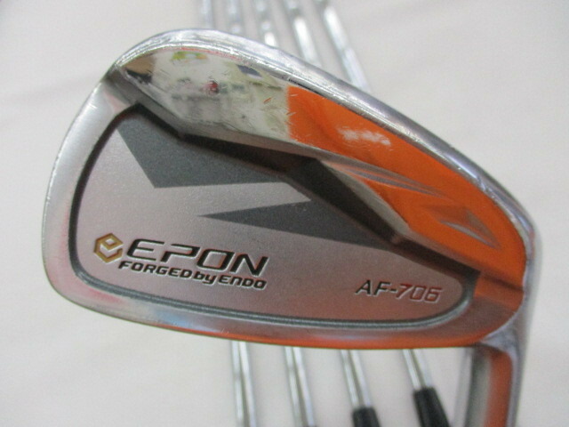 楽天市場】【中古】エポン AF-506 アイアンセット Rフレックス 38.0