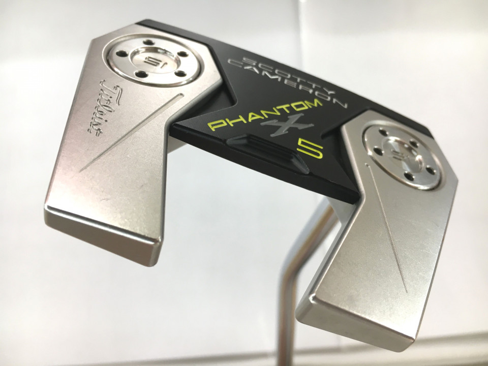 【中古】タイトリスト SC PHANTOM X 5 2021 パター 34.0インチ オリジナルスチール Cランク 右利き用 Titleist ゴルフクラブ スコッティキャメロン ファントムエックス ゴルフドゥ ゴルフ用品 GOLF DO