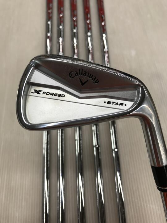 【中古】キャロウェイ X FORGED STAR 2024 アイアンセット Sフレックス 37.75インチ NSプロ MODUS 3 TOUR 105 Bランク 右利き用 Callaway ゴルフクラブ エックスフォージドスター2024 ゴルフドゥ ゴルフ用品