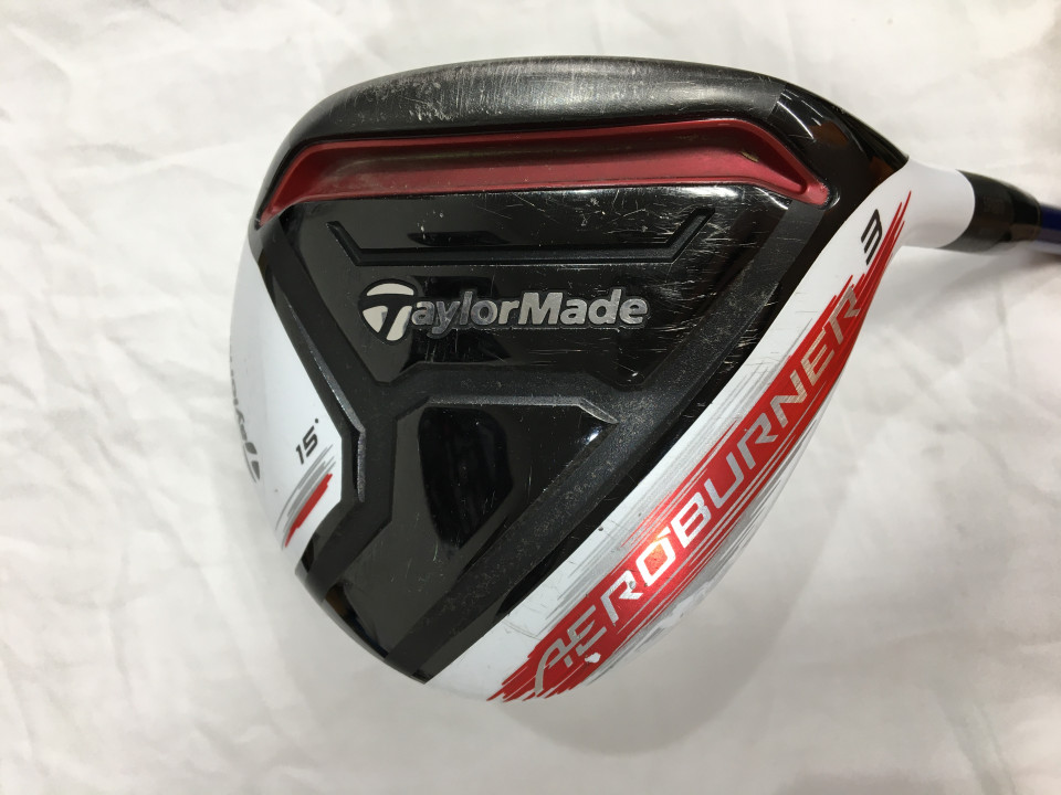 【中古】テーラーメイド AERO BURNER フェアウェイウッド 3W 15° Sフレックス 43.0インチ スピーダ661エボリューション リシャフト品 Cランク 右利き用 Taylormade ゴルフクラブ エアロバーナー ゴル|ゴルフ ドゥ 中古クラブ店
