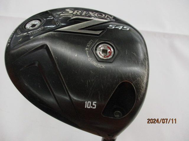 【中古】ダンロップ スリクソン Z545 ドライバー Sフレックス 45.0インチ GT-6 リシャフト品 Cランク 右利き用 DUNLOP ゴルフクラブ ゴルフドゥ ゴルフ用品 GOLF DO 中古ゴルフクラブ