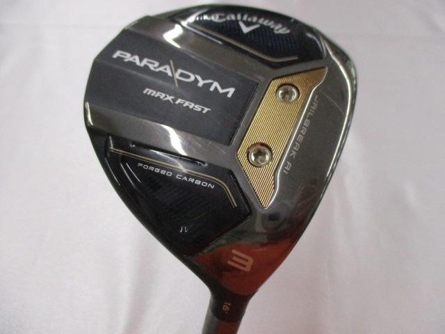 【中古】キャロウェイ PARADYM MAX FAST フェアウェイウッド 3W 16&deg; Sフレックス 43.0インチ ヘッドカバーあり SPEEDER NX 40 for Callaway(PARADYM) Cランク 右利き用 Callaway ゴルフクラブ パラダイムマックス｜ゴルフ ドゥ 中古クラブ店