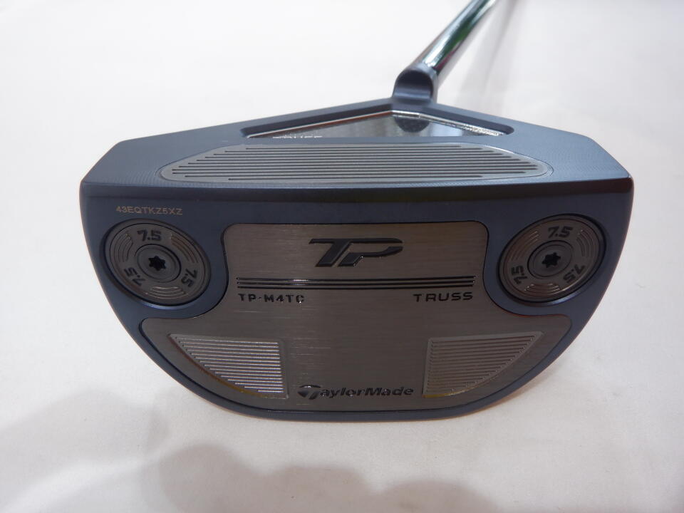 【中古】テーラーメイド TP TRUSS MID NIGHT BLUE M4TC パター 34.0インチ ヘッドカバーあり オリジナルスチール Cランク 右利き用 Taylormade ゴルフクラブ ゴルフドゥ ゴルフ用品 GOLF DO 中古ゴルフクラ画像