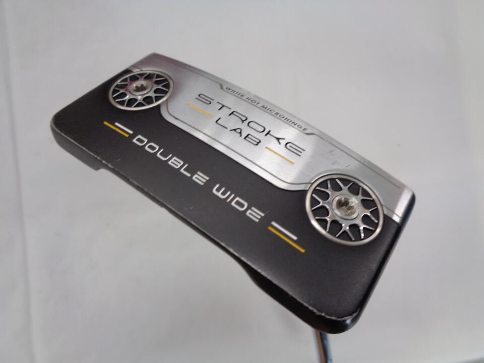 【中古】オデッセイ STROKE LAB DOUBLE WIDE パター 32.0インチ ヘッドカバーあり オリジナルスチール Dランク 右利き用 ODYSSEY ゴルフクラブ ゴルフドゥ ゴルフ用品 GOLF DO 中古ゴルフクラブ｜ゴルフ ドゥ 中古クラブ店