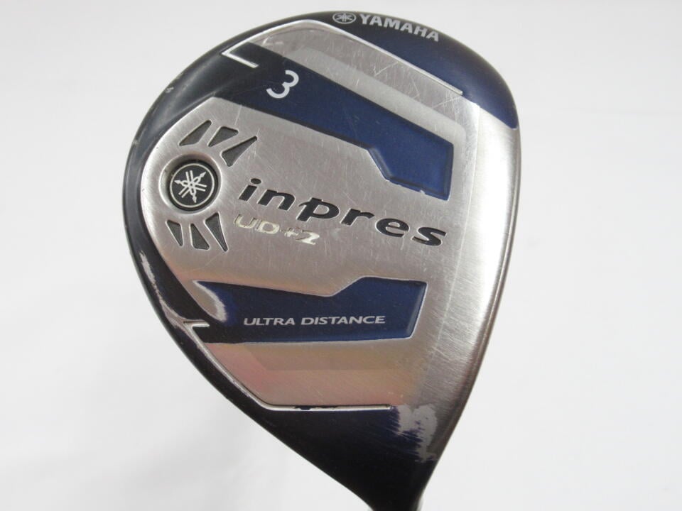 【中古】ヤマハ inpres UD+2 (W3) フェアウェイウッド 3W 14.5° Rフレックス 43.5インチ ヘッドカバーあり TMX-417F Dランク 右利き用 YAMAHA ゴルフクラブ ゴルフドゥ ゴルフ用品 GOLF DO 中古ゴルフクラ