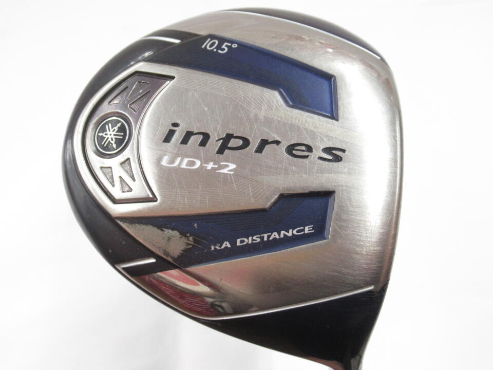 【中古】ヤマハ inpres UD+2 ドライバー 10.5&deg; Rフレックス 45.75インチ ヘッドカバーあり TMX-417D Dランク 右利き用 YAMAHA ゴルフクラブ ゴルフドゥ ゴルフ用品 GOLF DO 中古ゴルフクラブ｜ゴルフ ドゥ 中古クラブ店