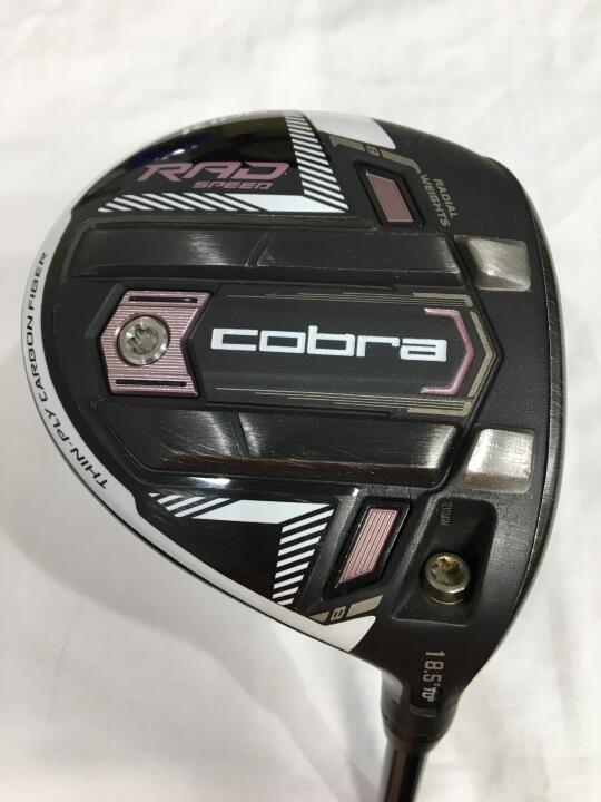【中古】【レディースモデル】コブラ KING RADSPEED レディス フェアウェイウッド 3W 18.5° Lフレックス 42.0インチ ヘッドカバーあり ツアーAD for RADSPEED Cランク 右利き用 COBRA ゴルフクラブ キン|ゴルフ ドゥ 中古クラブ店