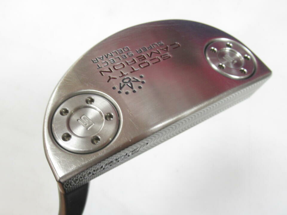 【中古】タイトリスト SC SUPER SELECT DEL MAR パター 34.0インチ ヘッドカバーあり オリジナルスチール Cランク 右利き用 Titleist ゴルフクラブ スコッティキャメロン スーパーセレクト デルマー