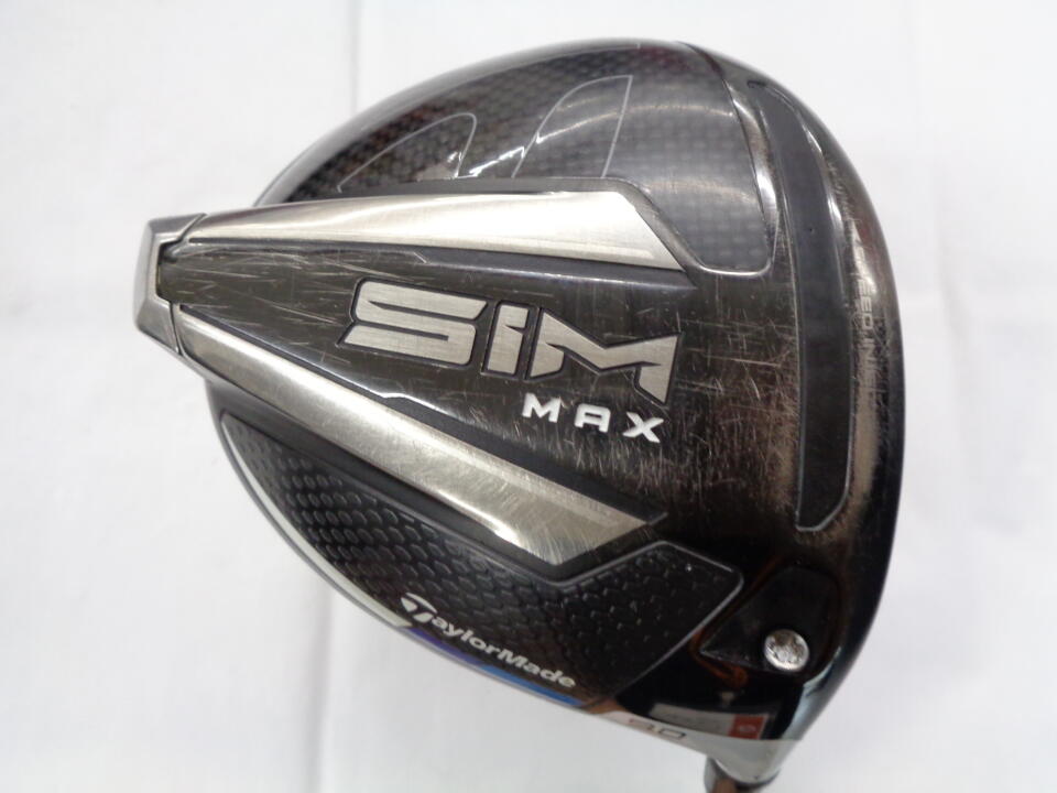 【中古】テーラーメイド SIM MAX ドライバー 9° Sフレックス 45.25インチ ヘッドカバーあり ツアーAD XC-6 Dランク 右利き用 Taylormade ゴルフクラブ シムマックス ゴルフドゥ ゴルフ用品 GOLF DO 中古