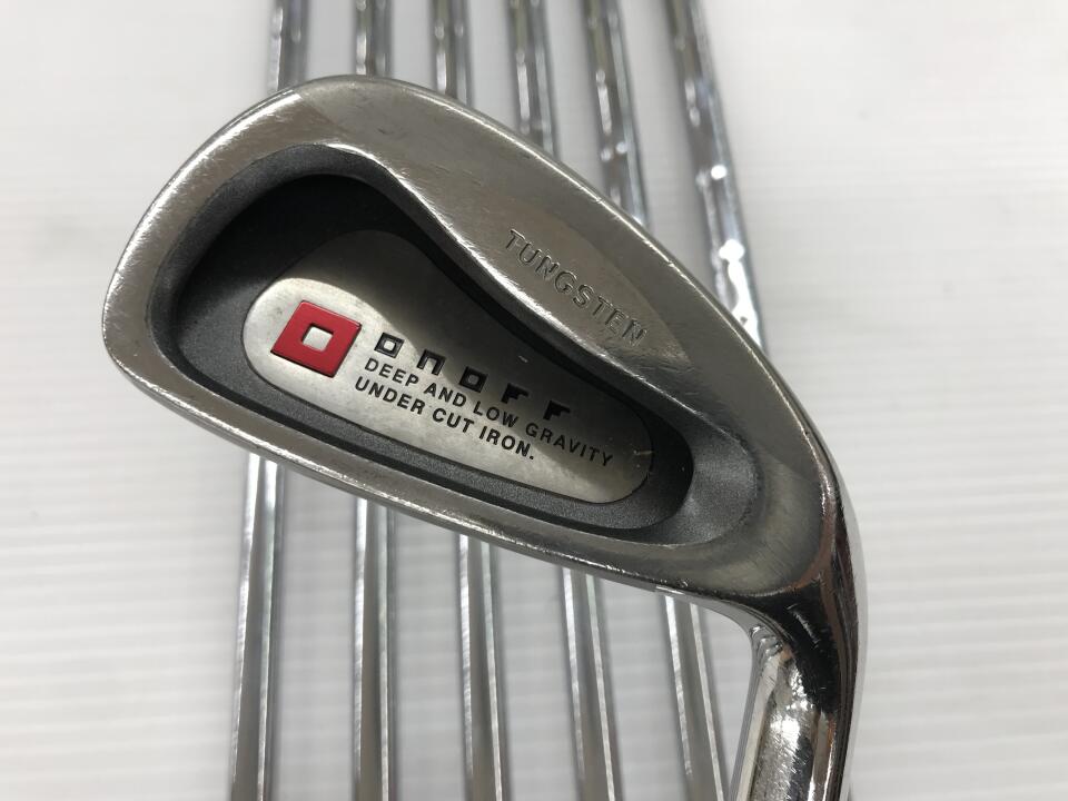 【中古】グローブライド オノフ アイアン 2004 アイアンセット Rフレックス 38.0インチ NSプロ　850GH リシャフト品 Dランク 右利き用 GLOBERIDE ゴルフクラブ ゴルフドゥ ゴルフ用品 GOLF DO 中古ゴ