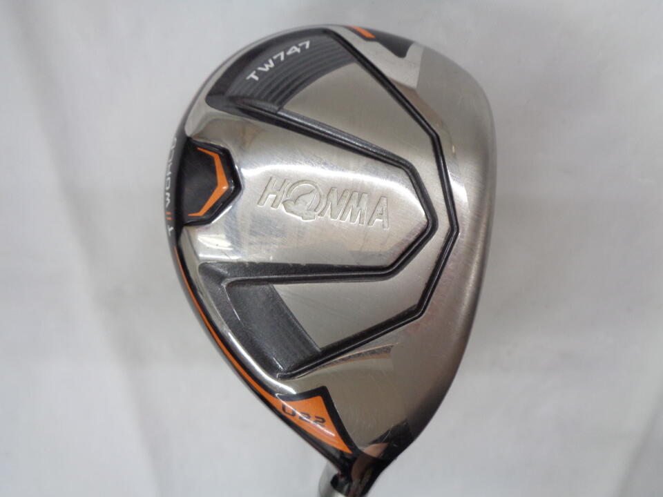【中古】ホンマゴルフ TOUR WORLD TW747 ユーティリティ 22° 39.5インチ ヘッドカバーあり VIZARD UT-H 7 Dランク 右利き用 ゴルフクラブ ツアーワールド ゴルフドゥ ゴルフ用品 GOLF DO 中古ゴルフクラ