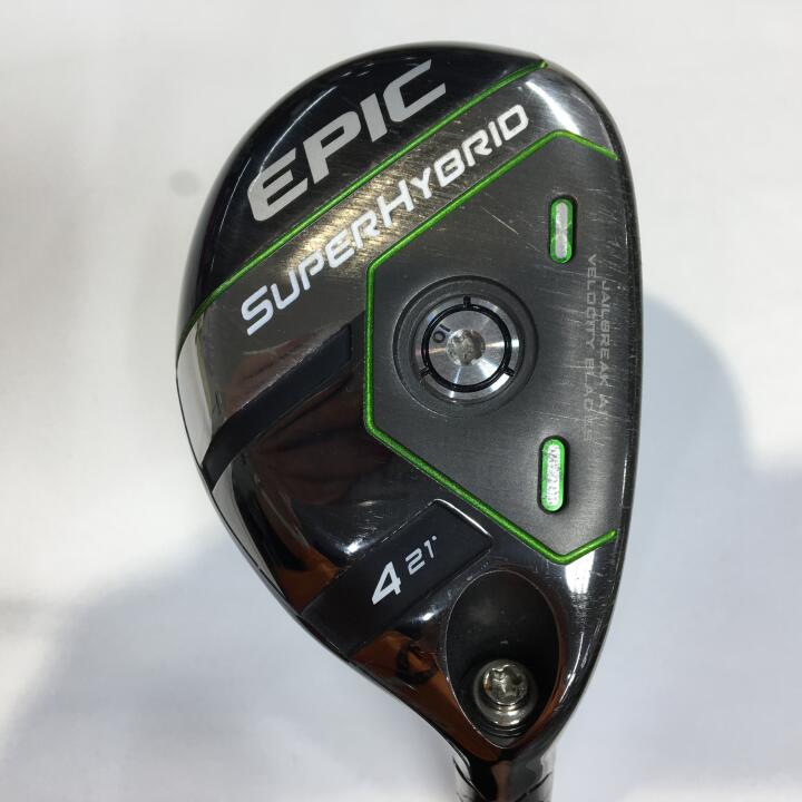 【中古】キャロウェイ EPIC SUPER HYBRID ユーティリティ 21° SRフレックス 40.0インチ Diamana 55 for Callaway Cランク 右利き用 Callaway ゴルフクラブ エピックスーパーハイブリッド ゴルフドゥ ゴルフ用