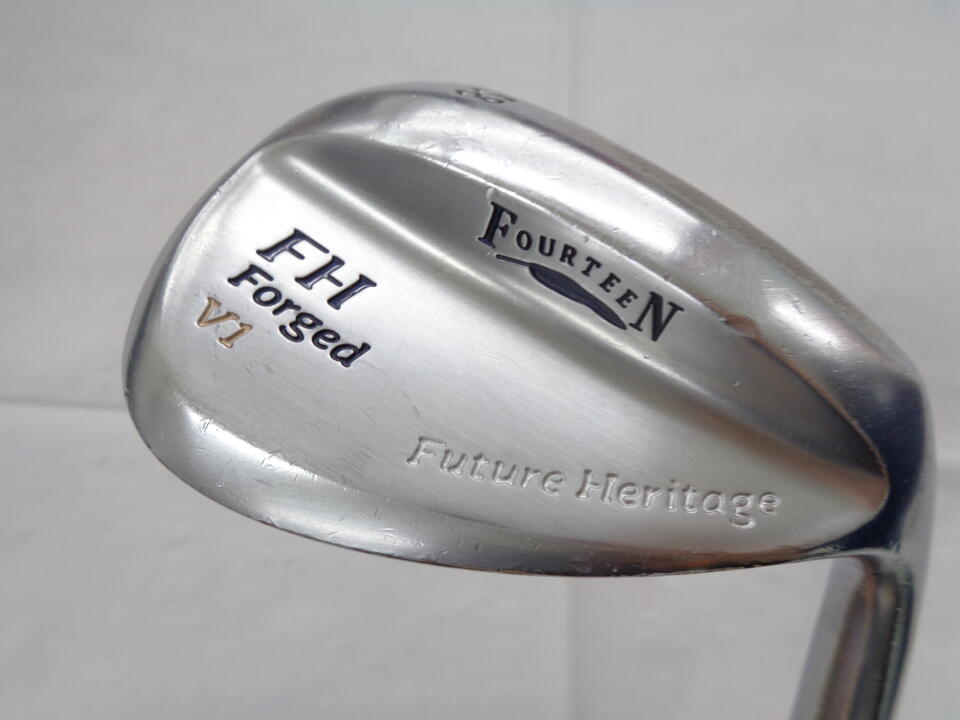 【中古】フォーティーン FH Forged V1 ニッケルクロム ウェッジ 58° WEDGEフレックス 35.0インチ TS-114w Dランク 右利き用 FOURTEEN ゴルフクラブ ゴルフドゥ ゴルフ用品 GOLF DO 中古ゴルフクラブ