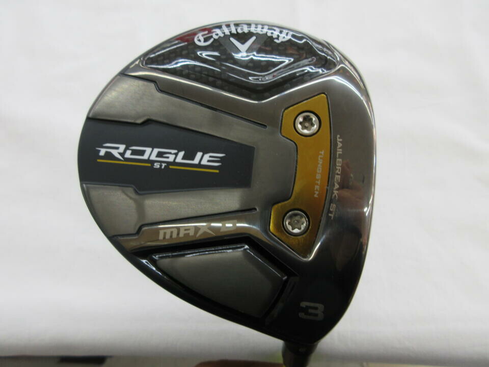 【中古】キャロウェイ ROGUE ST MAX D フェアウェイウッド 3W 16° Sフレックス 43.25インチ ヘッドカバーあり ATTAS PUNCH 5 リシャフト品 Bランク 右利き用 Callaway ゴルフクラブ ローグSTマックスD ゴル