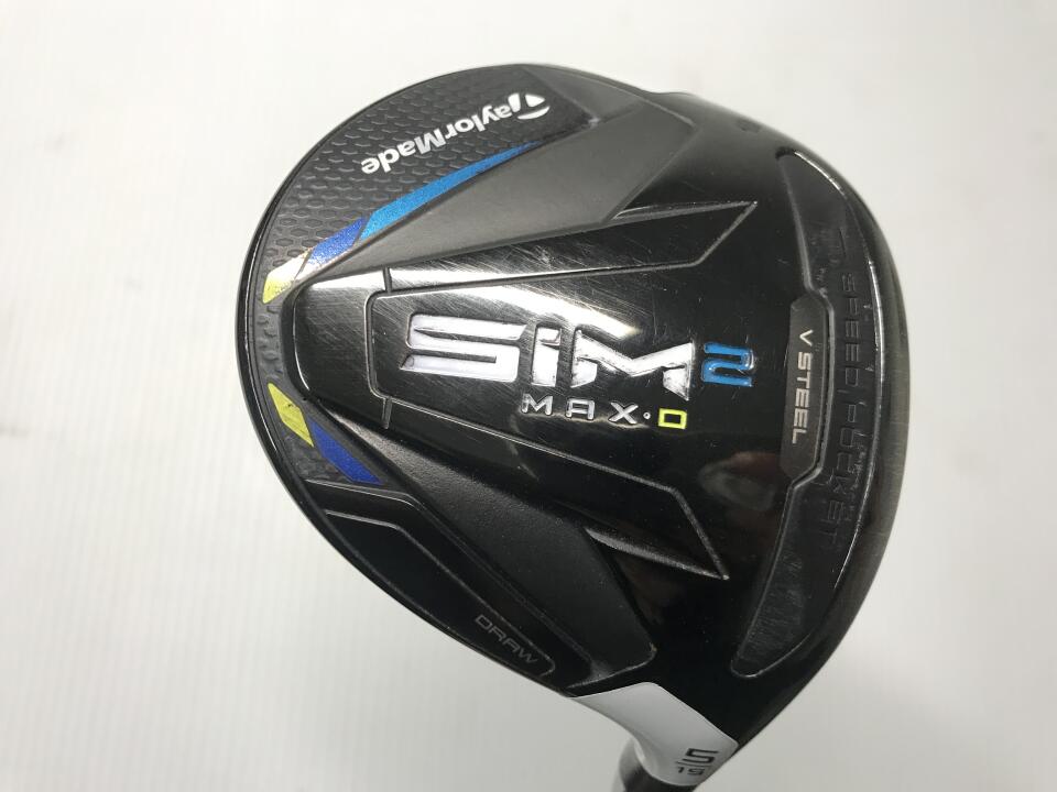 【中古】テーラーメイド SIM2 MAX-D フェアウェイウッド 5W 19° Sフレックス 42.25インチ ヘッドカバーあり TENSEI CK PROOrange 60 リシャフト品 Cランク 右利き用 Taylormade ゴルフクラブ シム2マックスD