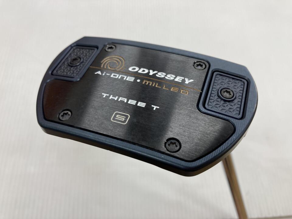 【中古】オデッセイ Ai-ONE MILLED THREE T パター 34.0インチ ヘッドカバーあり オリジナルスチール Bランク 右利き用 ODYSSEY ゴルフクラブ ゴルフドゥ ゴルフ用品 GOLF DO 中古ゴルフクラブ