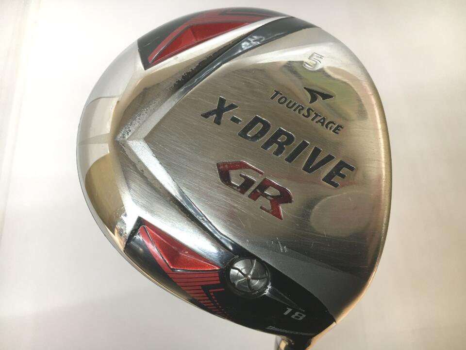 【中古】ブリヂストン ツアーステージ X-DRIVE GR (2010) フェアウェイウッド 5W 18° SRフレックス 42.5インチ ツアーAD B10-03w Dランク 右利き用 BRIDGESTONE ゴルフクラブ ゴルフドゥ ゴルフ用品 GOLF DO