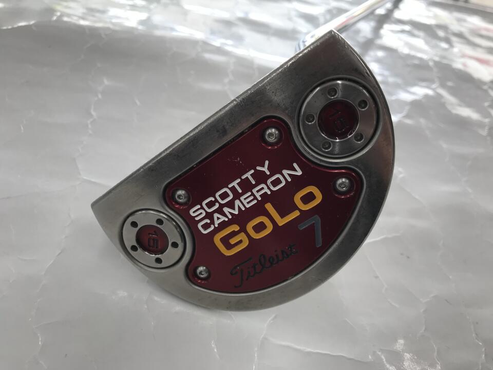 【中古】タイトリスト SC GoLo 7 2014 パター 34.0インチ オリジナルスチール Cランク 右利き用 Titleist ゴルフクラブ スコッティキャメロン ゴーロー ゴルフドゥ ゴルフ用品 GOLF DO 中古ゴルフクラ