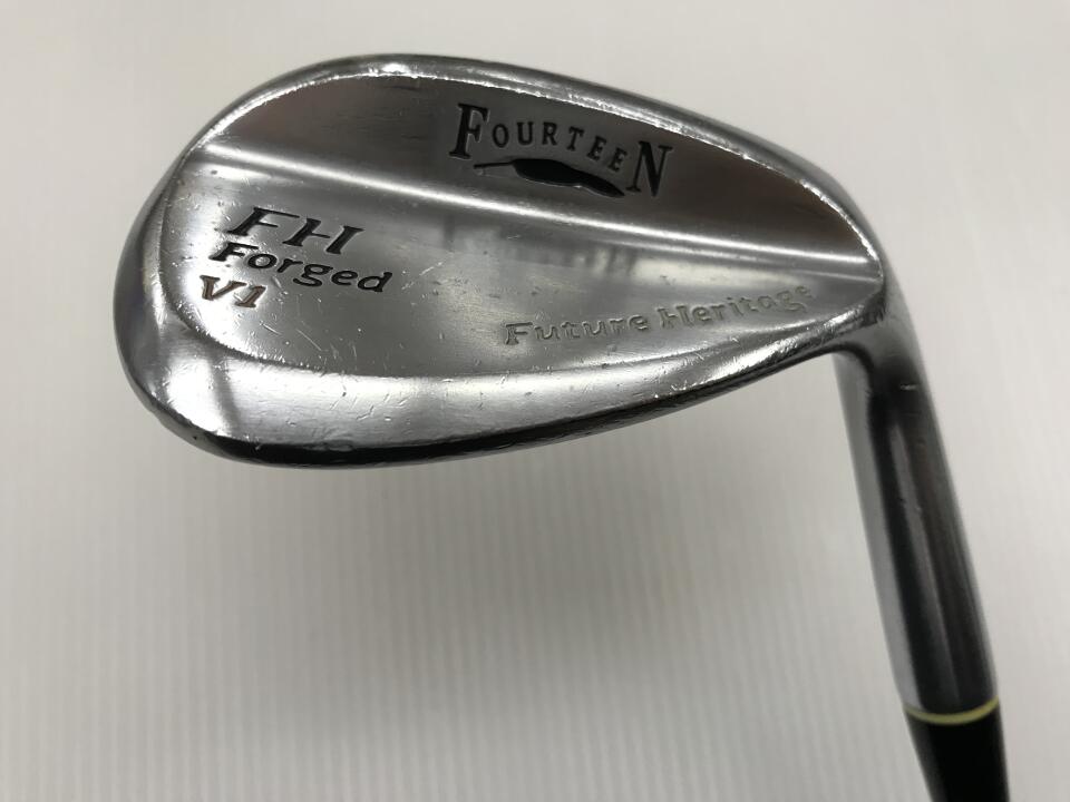 【中古】フォーティーン FH Forged V1 ニッケルクロム ウェッジ 52° WEDGEフレックス 35.25インチ TS-114w Dランク 右利き用 FOURTEEN ゴルフクラブ ゴルフドゥ ゴルフ用品 GOLF DO 中古ゴルフクラブ