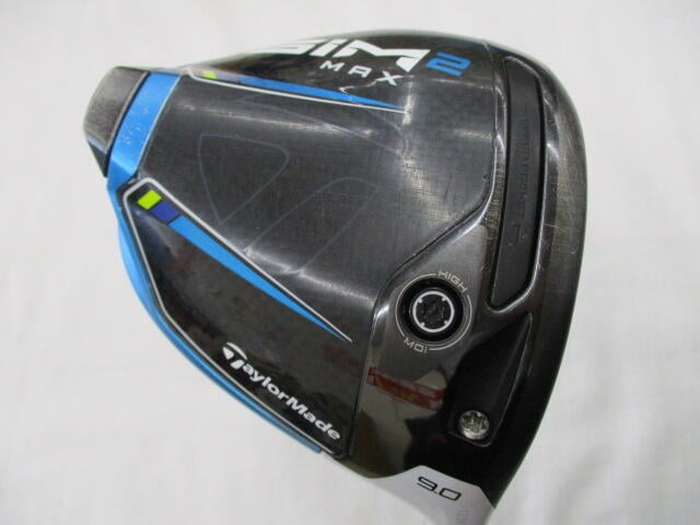 【中古】テーラーメイド SIM2 MAX ドライバー 9° Sフレックス 45.75インチ ヘッドカバーあり TourAD TP-5 リシャフト品 Cランク 右利き用 Taylormade ゴルフクラブ シム2マックス ゴルフドゥ ゴルフ用