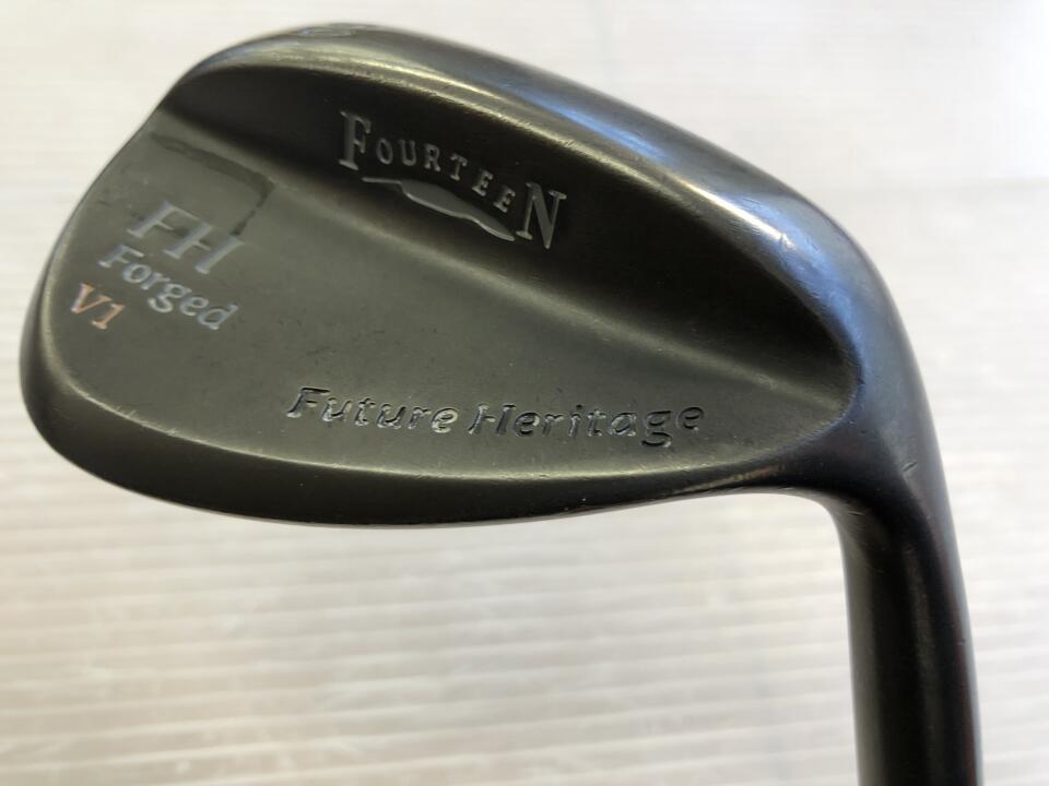 【中古】フォーティーン FH Forged V1 マットブラック ウェッジ 50° S200フレックス 35.0インチ ダイナミックゴールド ツアー イシュー リシャフト品 Dランク 右利き用 FOURTEEN ゴルフクラブ ゴルフ