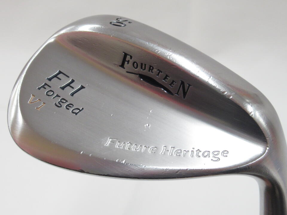 【中古】フォーティーン FH Forged V1 ニッケルクロム ウェッジ 50&deg; 35.25インチ NSﾌﾟﾛ　Zelos6 リシャフト品 Cランク 右利き用 FOURTEEN ゴルフクラブ ゴルフドゥ ゴルフ用品 GOLF DO 中古ゴルフクラ｜ゴルフ ドゥ 中古クラブ店