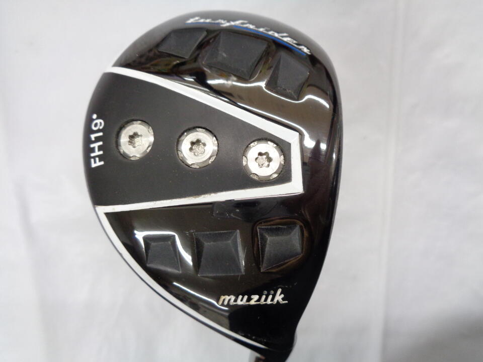 【中古】ムジーク TURFRIDER ユーティリティ 19&deg; Rフレックス 40.5インチ ヘッドカバーあり turfrider TR 6 リシャフト品 Dランク 右利き用 muziik ゴルフクラブ ゴルフドゥ ゴルフ用品 GOLF DO 中古ゴル｜ゴルフ ドゥ 中古クラブ店