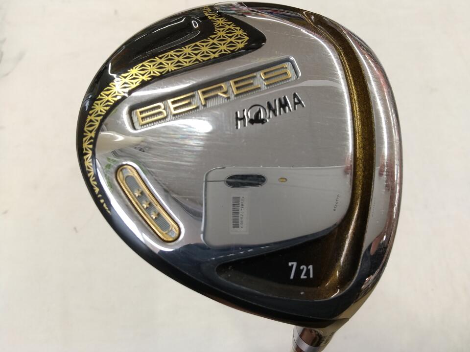【中古】ホンマゴルフ BERES 2019 フェアウェイウッド 7W 21° SRフレックス 42.0インチ ヘッドカバーあり ARMRQ 47 3S Cランク 右利き用 ゴルフクラブ ゴルフドゥ ゴルフ用品 GOLF DO 中古ゴルフクラブ
